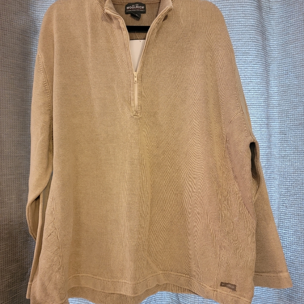 Woolrich quarter zip sweater